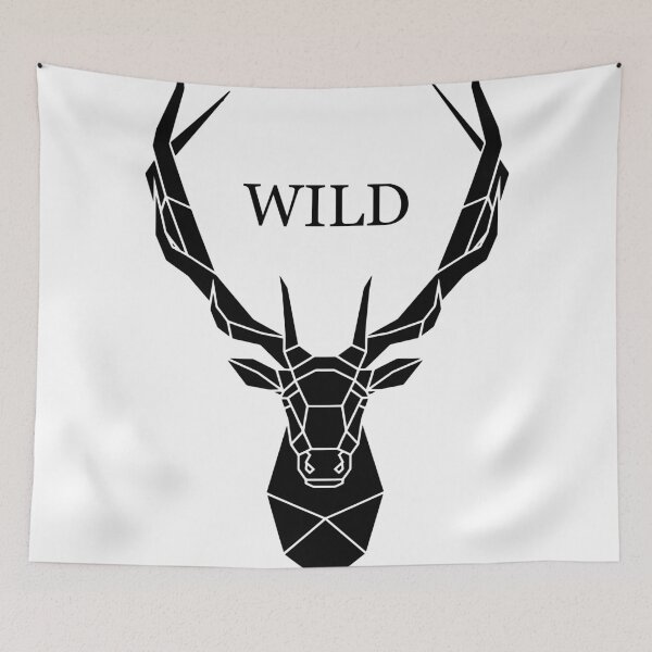 Item preview, WILD / CERF / DEER / WILD / Geometrical Design / Animals designed and sold by KafeTreson.