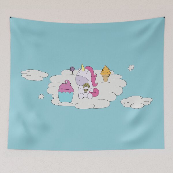 Item preview, Unicorn and his Pet Rabbit  designed and sold by Marouk.