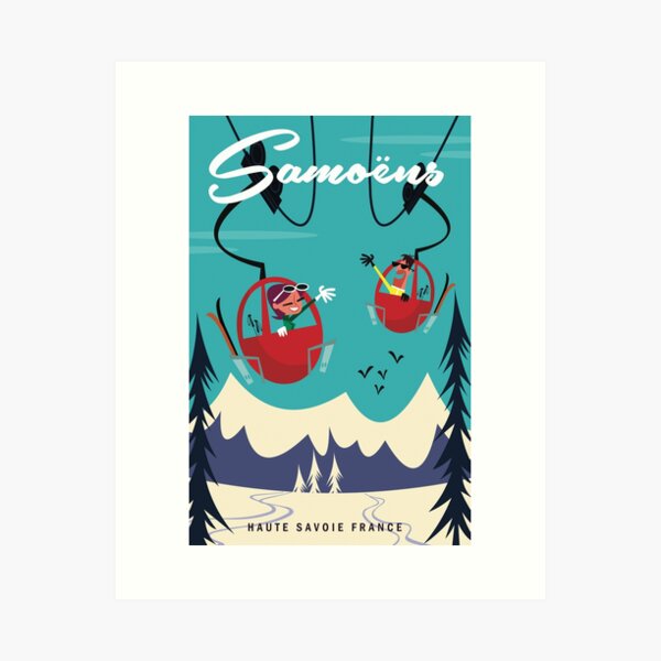 Item preview, Samoens poster designed and sold by GAGodel.