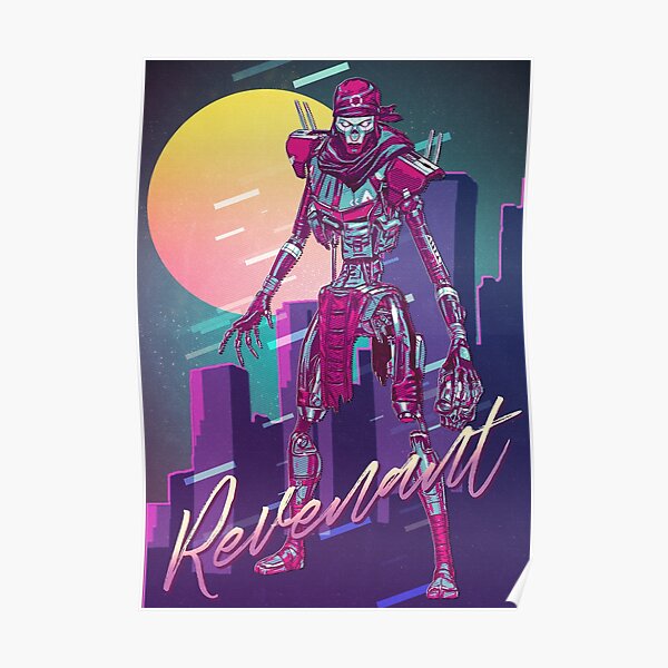 Apex Legends - Revenant 80s Retro Poster