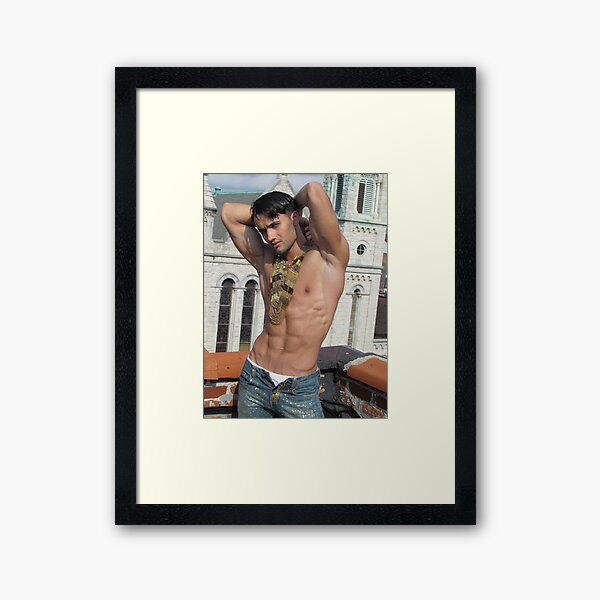 Love men! Framed Art Print