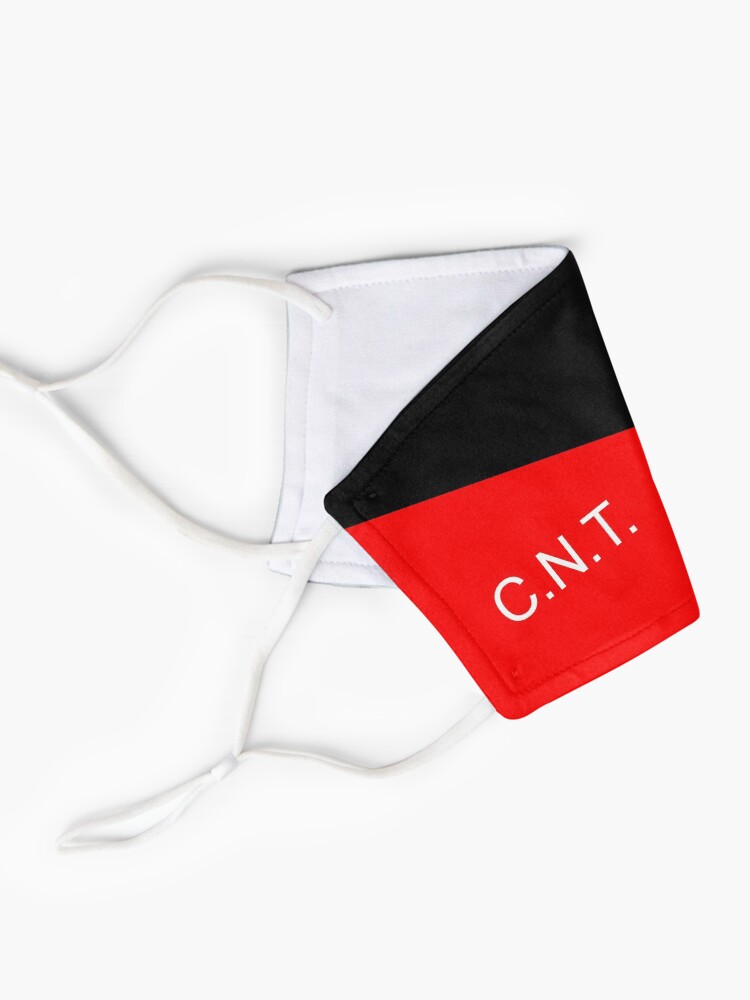 Alternate view of C.N.T. F.A.I. Anarcho Syndicalist Mask