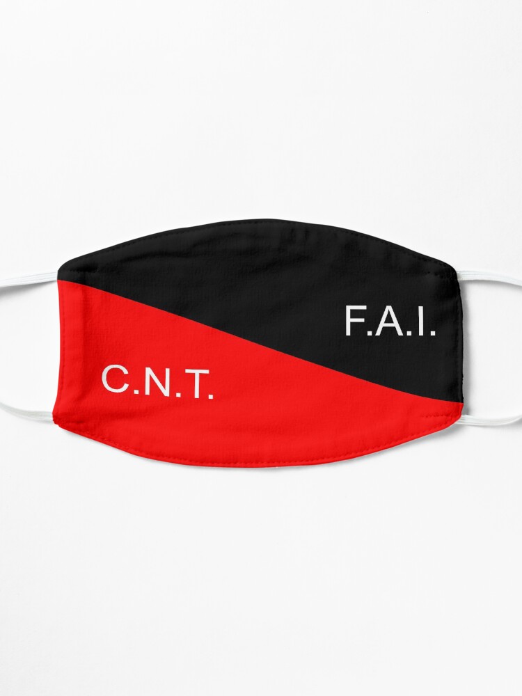 Alternate view of C.N.T. F.A.I. Anarcho Syndicalist Mask