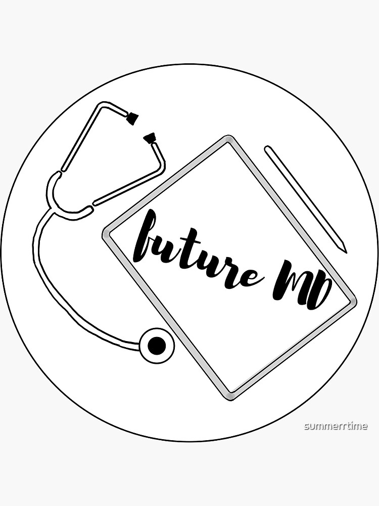 "future MD" Sticker for Sale by summerrtime Redbubble
