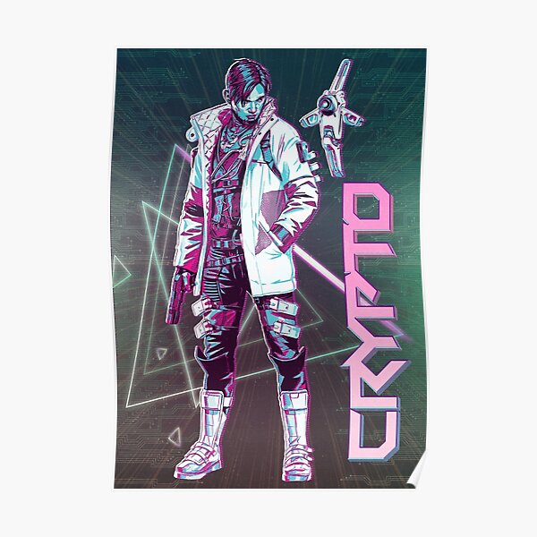 Apex Legends - Crypto 80s Retro Poster