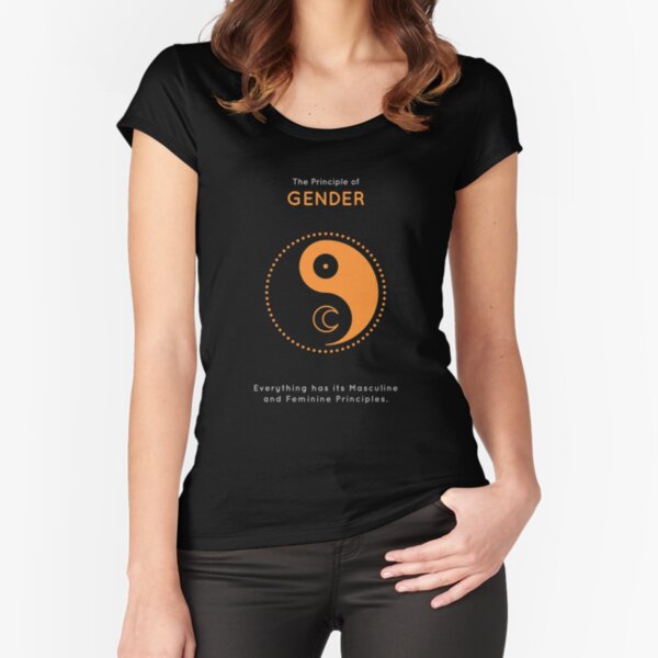 The Principle of Gender - Shee Symbol Fitted Scoop T-Shirt