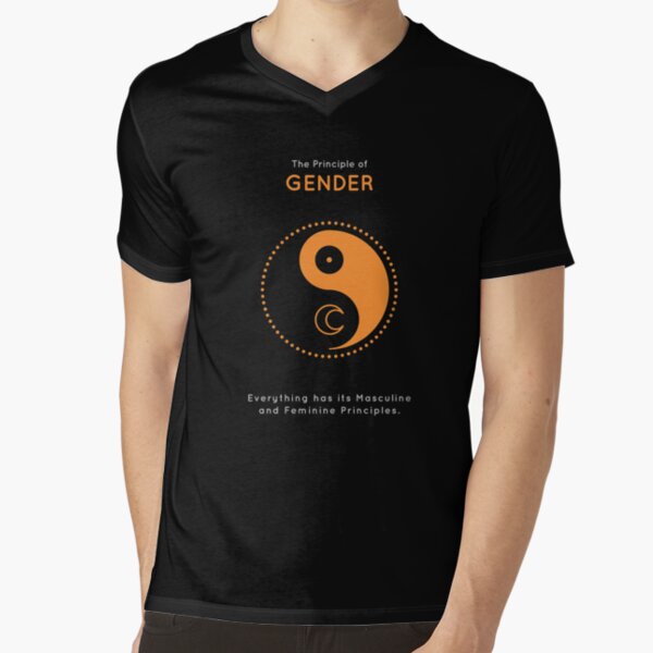 The Principle of Gender - Shee Symbol V-Neck T-Shirt