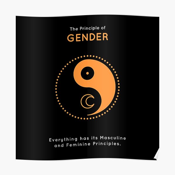 The Principle of Gender - Shee Symbol Poster