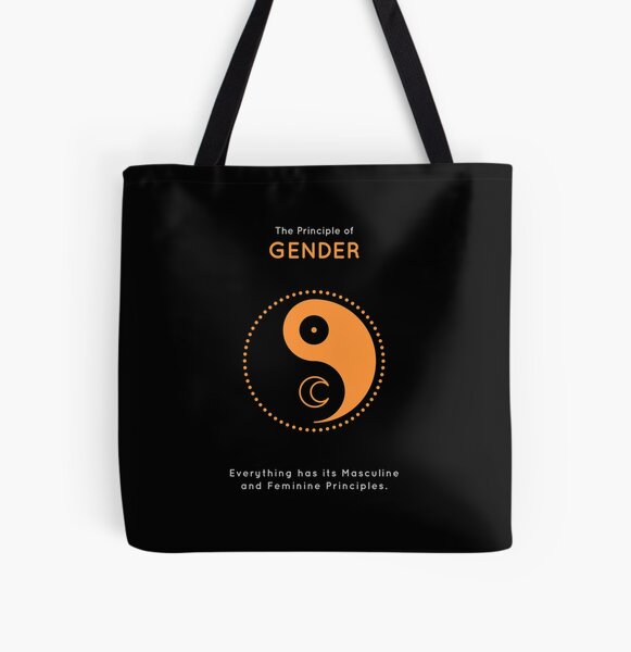 The Principle of Gender - Shee Symbol All Over Print Tote Bag