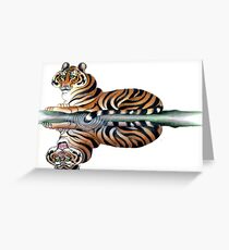 Reflected Duality Greeting Card
