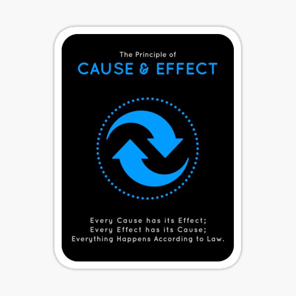 The Principle of Cause & Effect - Shee Symbol Sticker