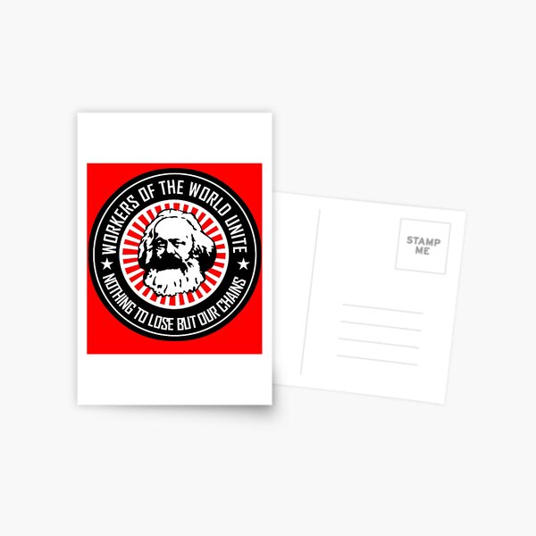 KARL MARX - UNITÉ DES TRAVAILLEURS Carte postale