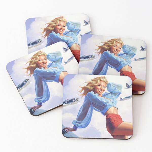 Item preview, Made in the USA - American Beauties Pin-up Art by Greg Hildebrandt designed and sold by spiderwebart.