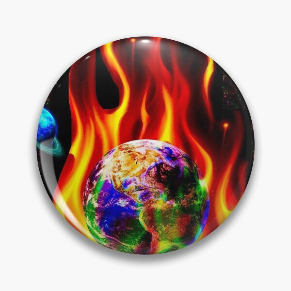 Item preview, Burning planet designed and sold by CWeathers.