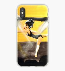 Beautiful Dancer at the Recital, (gouache painting) iPhone Case
