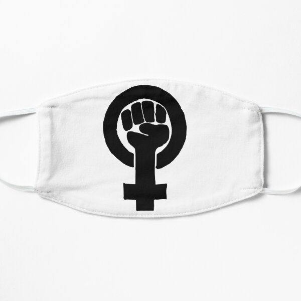 FEMINISM SIGN Flat Mask