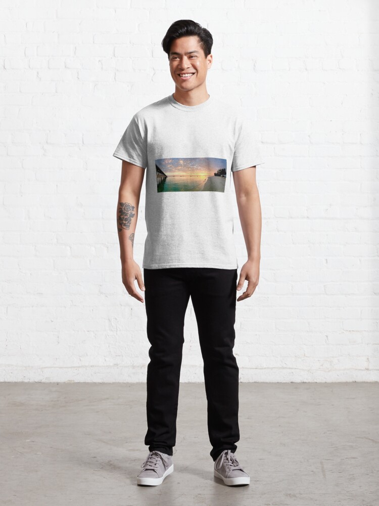 Thumbnail 3 of 7, Classic T-Shirt, Sunset on Pulau Basar, Malaysia designed and sold by Dan Zetterström.