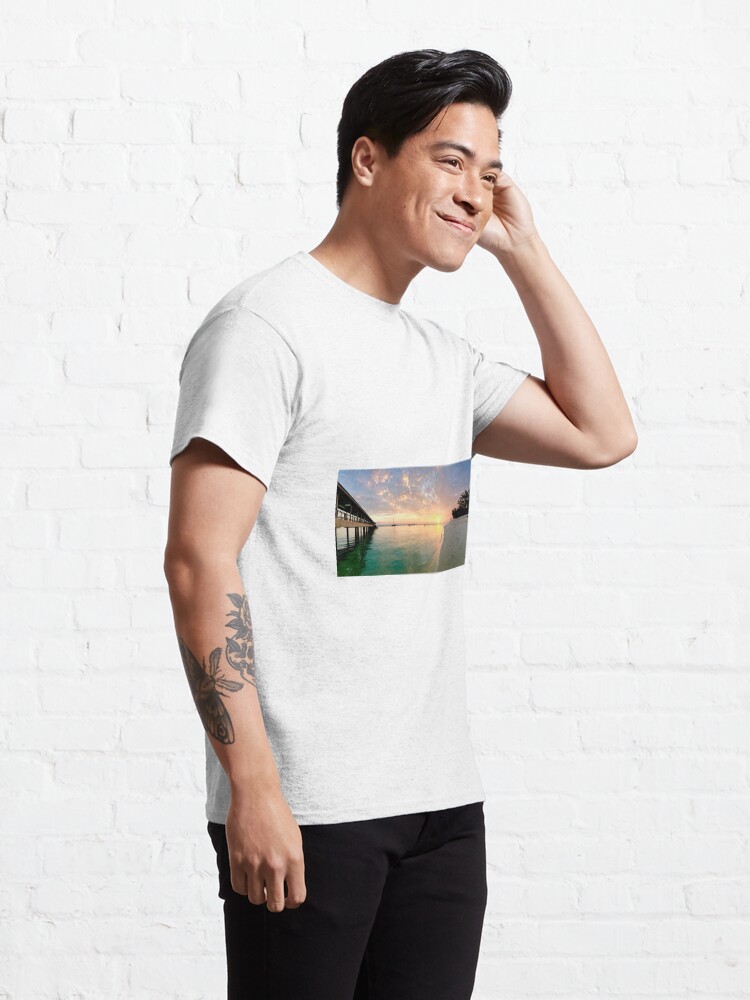 Thumbnail 5 of 7, Classic T-Shirt, Sunset on Pulau Basar, Malaysia designed and sold by Dan Zetterström.