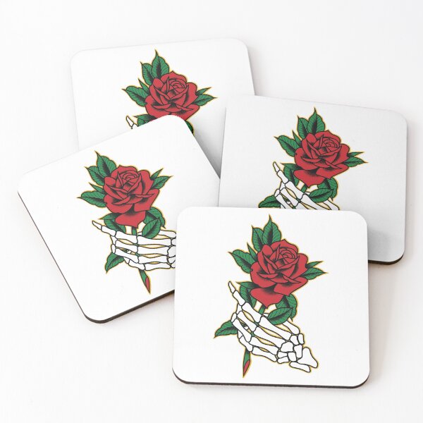 Item preview, Skeleton Hand Holding Rose designed and sold by SevenRelics.