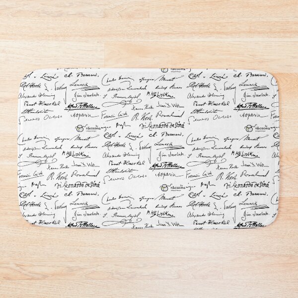 Item preview, Signatures of Great Personalities of Biology designed and sold by byribosoma.