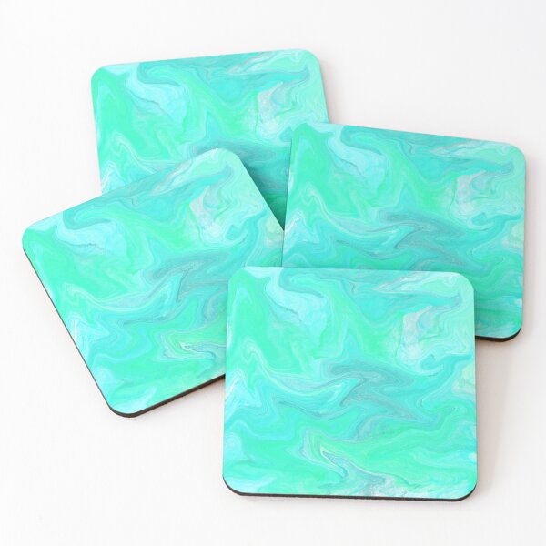 Aperçu de l'œuvre Flux turquoise créée et vendue par hollydormer.