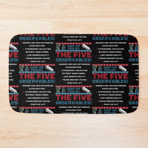 Item preview, Five Observables (Light Text) designed and sold by Dan Zetterström.