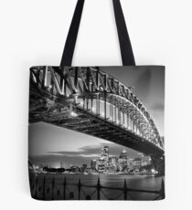 Sydney Harbour Bridge Black & White Tote Bag
