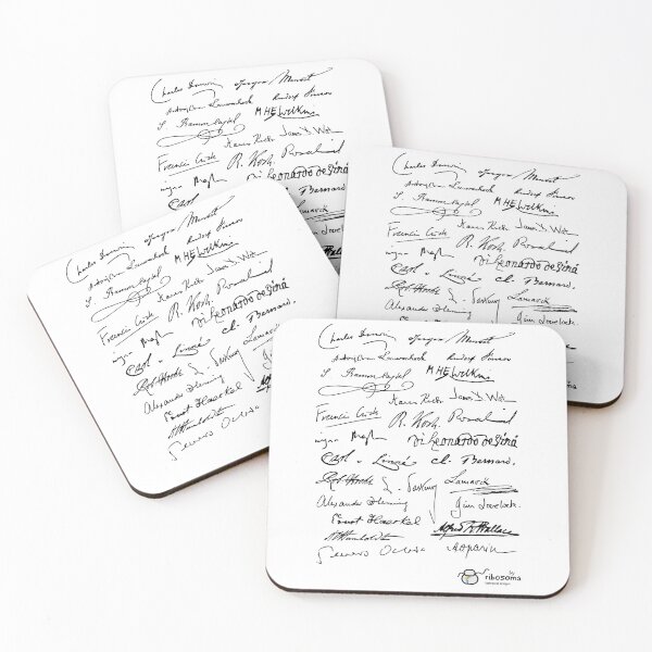 Item preview, Signatures of Great Personalities of Biology designed and sold by byribosoma.