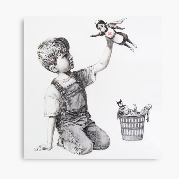 Banksy Honors Healthcare Workers With 'Game Changer Canvas Print