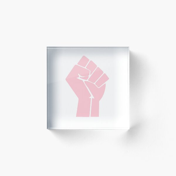 Black Lives Matter Fist Acrylic Block
