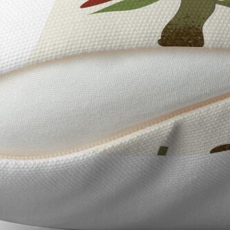 Alternate view of Mushroom and Fern Throw Pillow