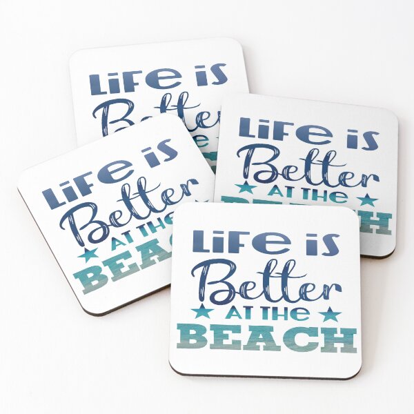 Item preview, Life is Better at the Beach Quote designed and sold by motivateme.