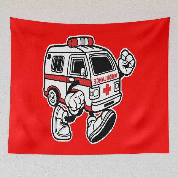 Item preview, Ambulance designed and sold by cartoonbug.