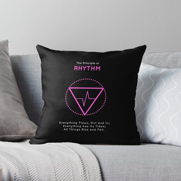 The Principle of Rhythm - Shee Symbol Throw Pillow