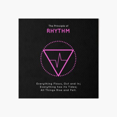 The Principle of Rhythm - Shee Symbol Art Board Print