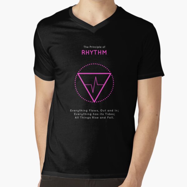 The Principle of Rhythm - Shee Symbol V-Neck T-Shirt
