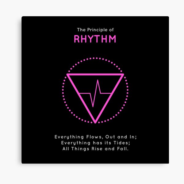 The Principle of Rhythm - Shee Symbol Canvas Print