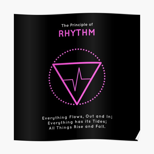 The Principle of Rhythm - Shee Symbol Poster