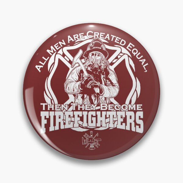 Item preview, Firefighter Gifts - All Men Are Created Equal Then They Become Firefighters Gift Ideas for Fireman the Thin Red Line designed and sold by merkraht.