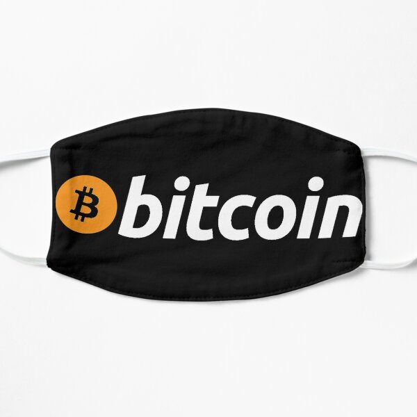 Bitcoin Mascarilla plana