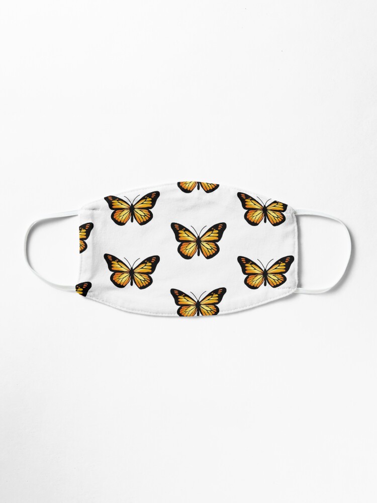 Download Yellow Butterfly Mask By Createdbyjp Redbubble PSD Mockup Templates