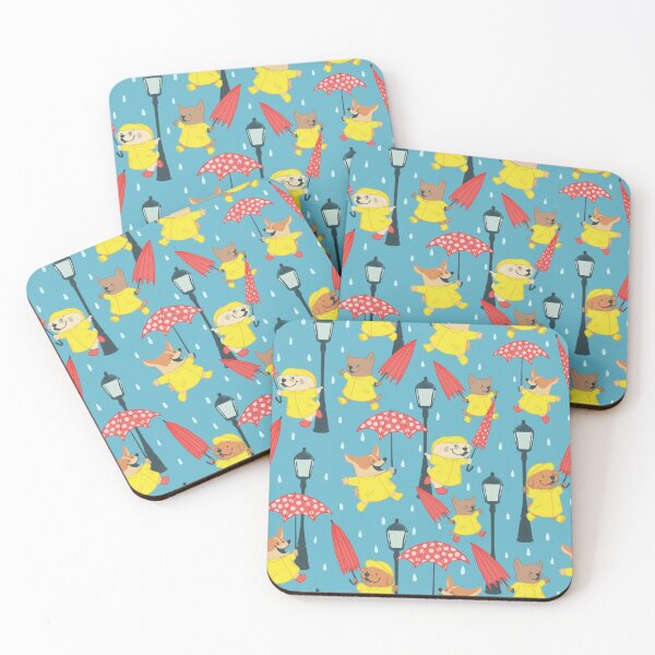 Item preview, Singin' in the Rain Dogs in Yellow Raincoats designed and sold by carabara.