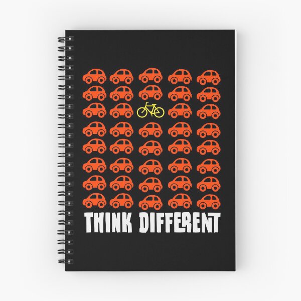 Item preview, Think Different - Vintage Retro Biking T-Shirt designed and sold by biNutz.
