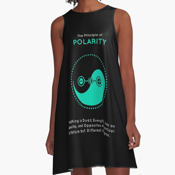 The Principle of Polarity - Shee Symbol A-Line Dress