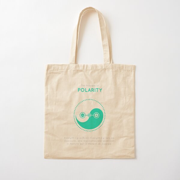 The Principle of Polarity - Shee Symbol Cotton Tote Bag