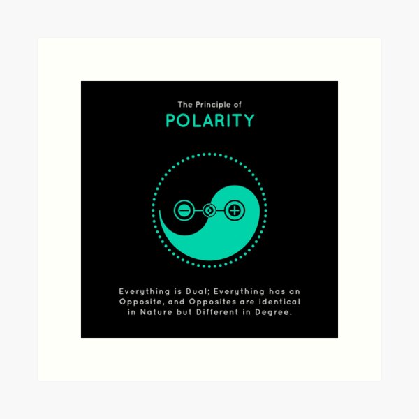 The Principle of Polarity - Shee Symbol Art Print