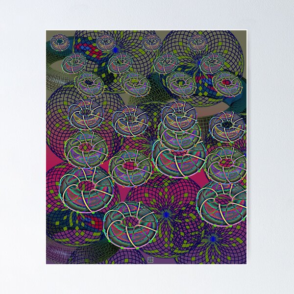 Item preview, "Toroidals"© designed and sold by Lisa Clark - Thinker Collection STEM Art and MORE.