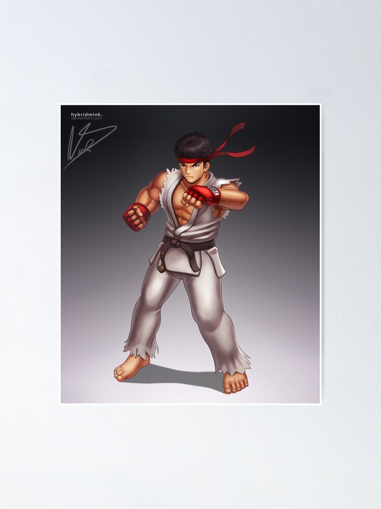 Ryu Street Fighter Anime Poster Wall Decor – Twentyonefox