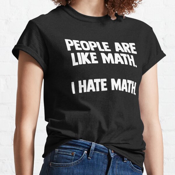 4 Out of 3 People Struggle with Math T-Shirt Geek Nerd Tee-RT