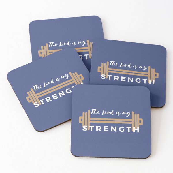 Item preview, The Lord is my strength, white ink. designed and sold by yyrom445.